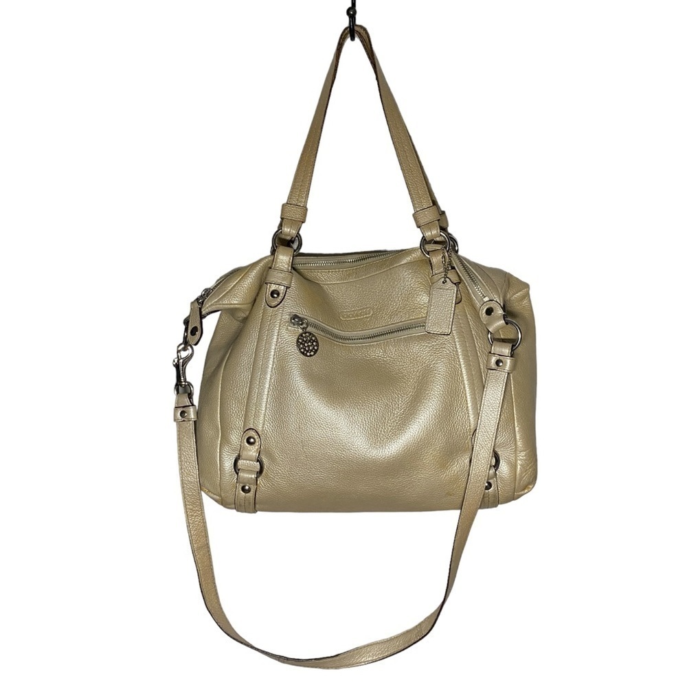 Coach Leather Shoulder Bag With Strap - Picture 7 of 14